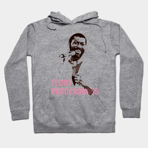 teddy pendergrass // vIntage black white Hoodie by HANASUISI